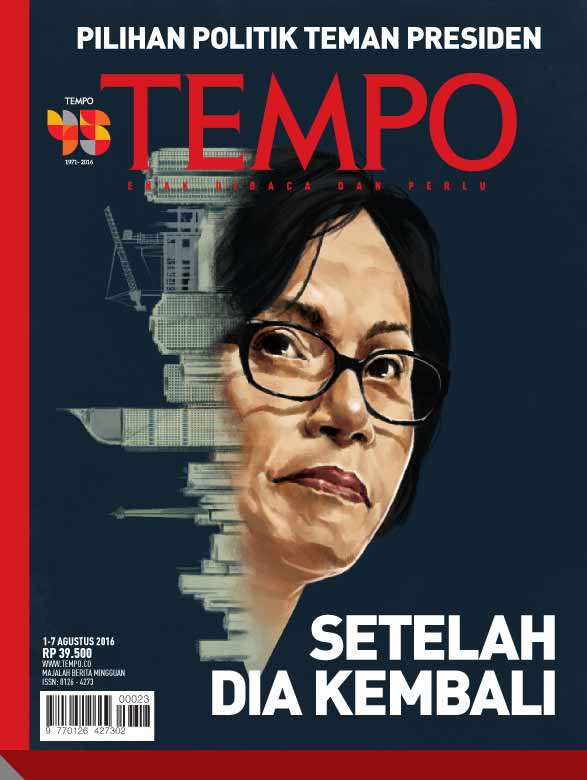 Cover Majalah Tempo - Edisi 2016-08-01