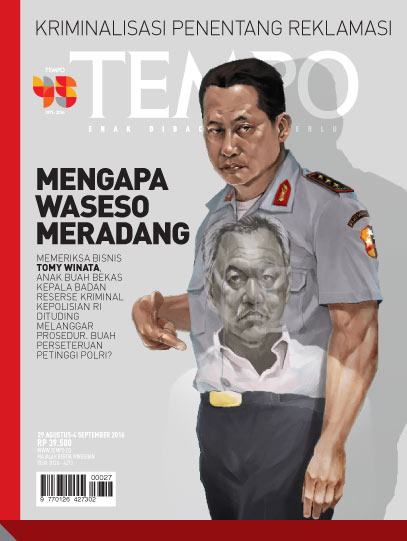 Cover Majalah Tempo - Edisi 2016-08-29