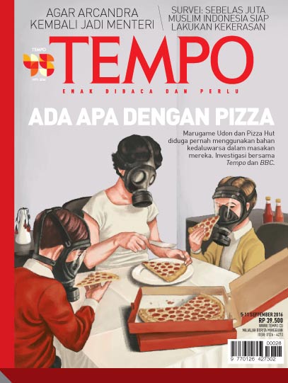 Cover Majalah Tempo - Edisi 2016-09-05