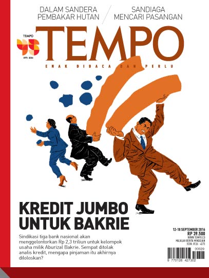 Cover Majalah Tempo - Edisi 2016-09-12