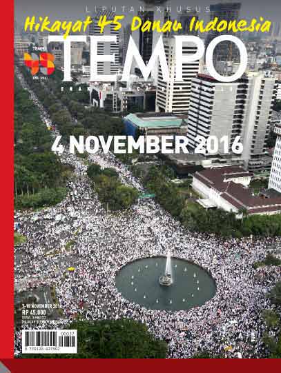 Cover Majalah Tempo - Edisi 2016-11-07