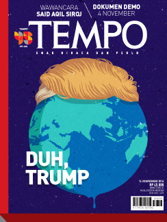 Cover Majalah Tempo - Edisi 2016-11-14