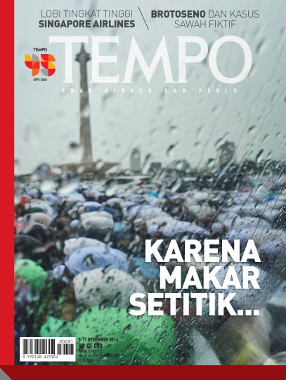 Cover Majalah Tempo - Edisi 2016-12-05