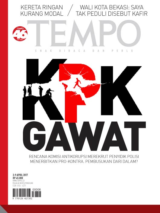 Cover Majalah Tempo - Edisi 2017-04-03