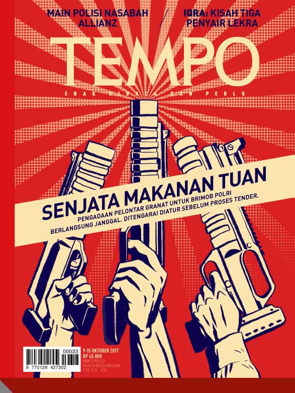 Cover Majalah Tempo - Edisi 2017-10-09