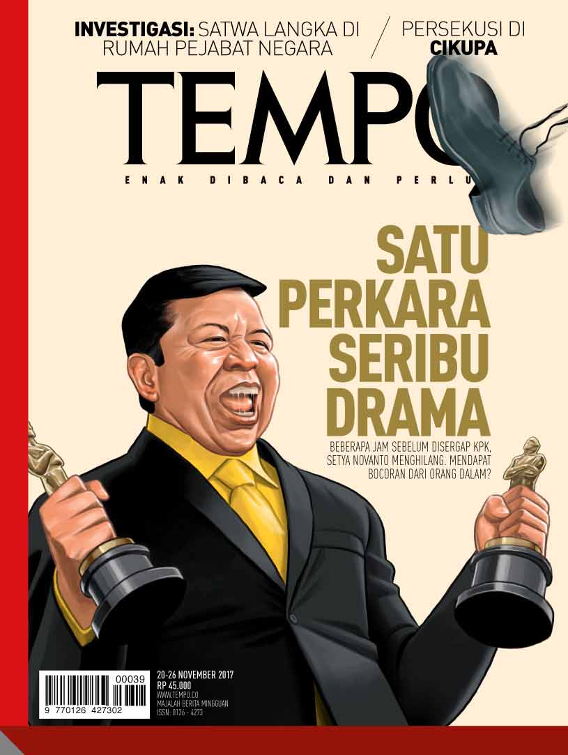 Cover Majalah Tempo - Edisi 2017-11-19