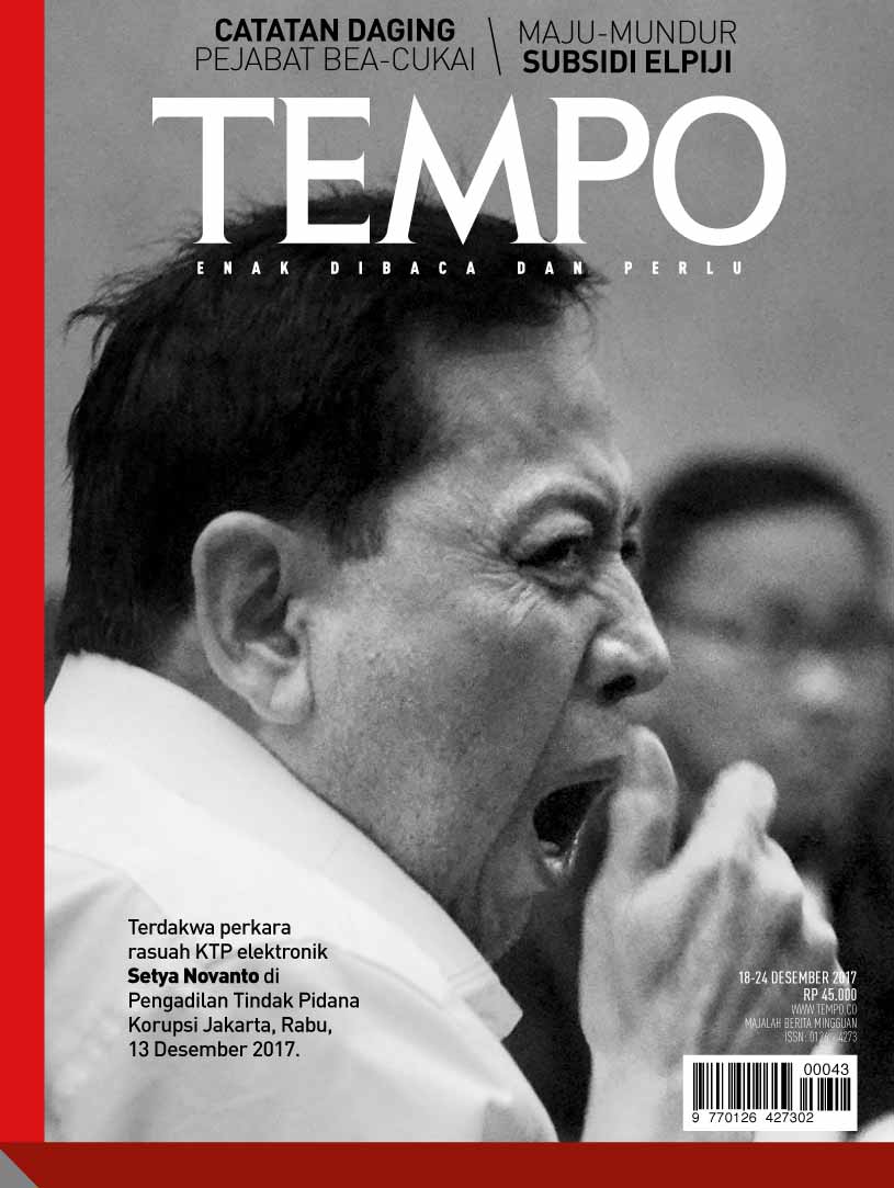 Cover Majalah Tempo - Edisi 2017-12-17