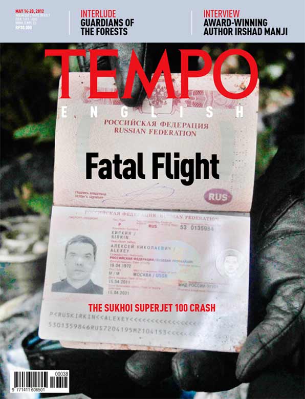 Cover Magz Tempo - Edisi 2012-05-16