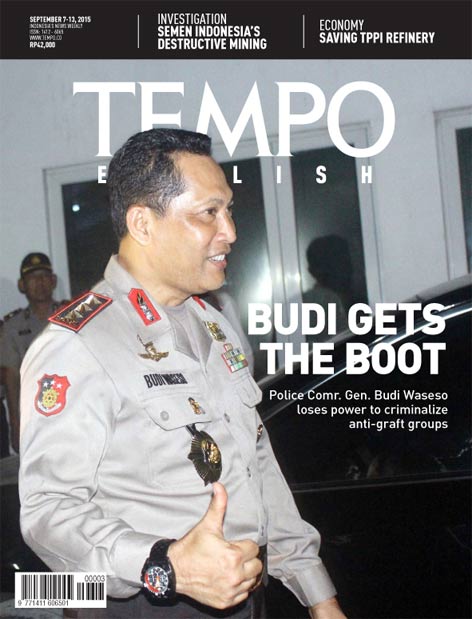 Cover Magz Tempo - Edisi 2015-09-08