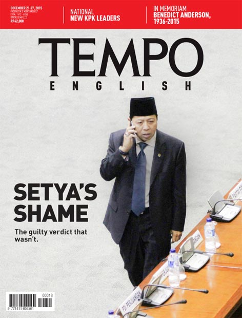 Cover Magz Tempo - Edisi 2015-12-22