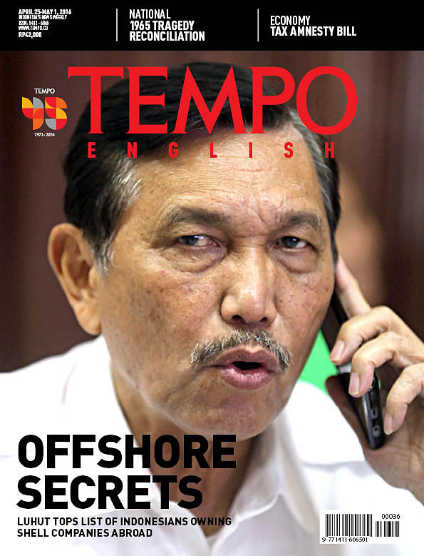 Cover Magz Tempo - Edisi 2016-04-26