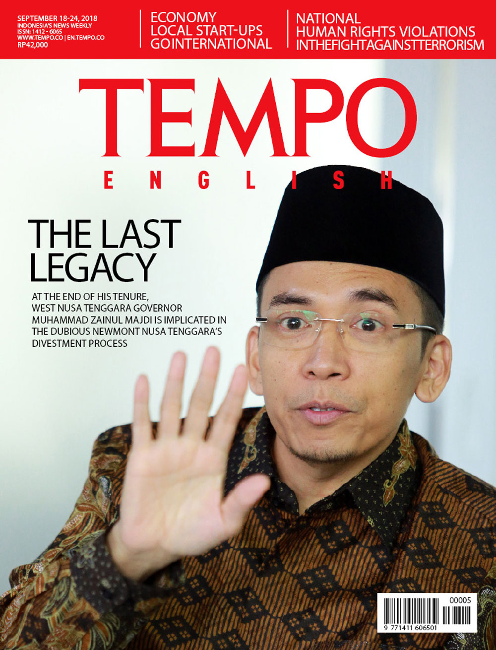Cover Magz Tempo - Edisi 2018-08-18