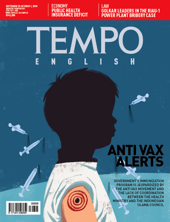 Cover Magz Tempo - Edisi 2018-09-25 Anti Vax Alerts