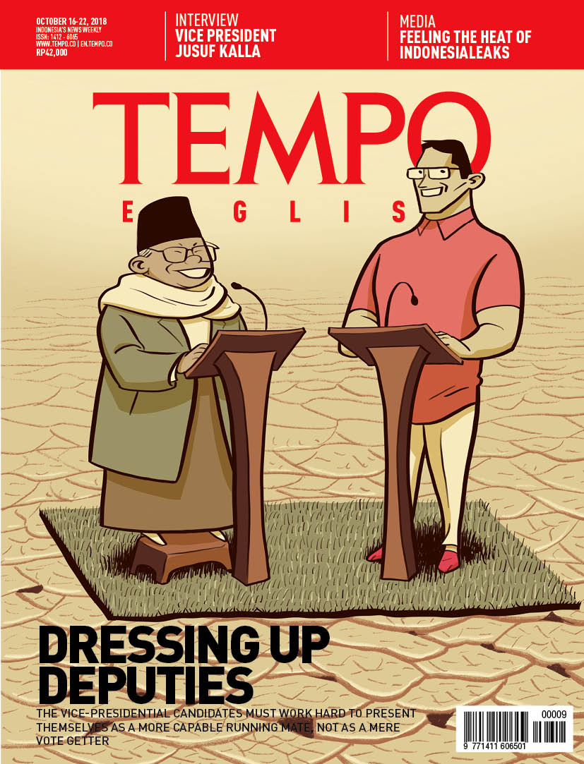 Cover Magz Tempo - Edisi 09-10-2018 Dressing Up Deputies