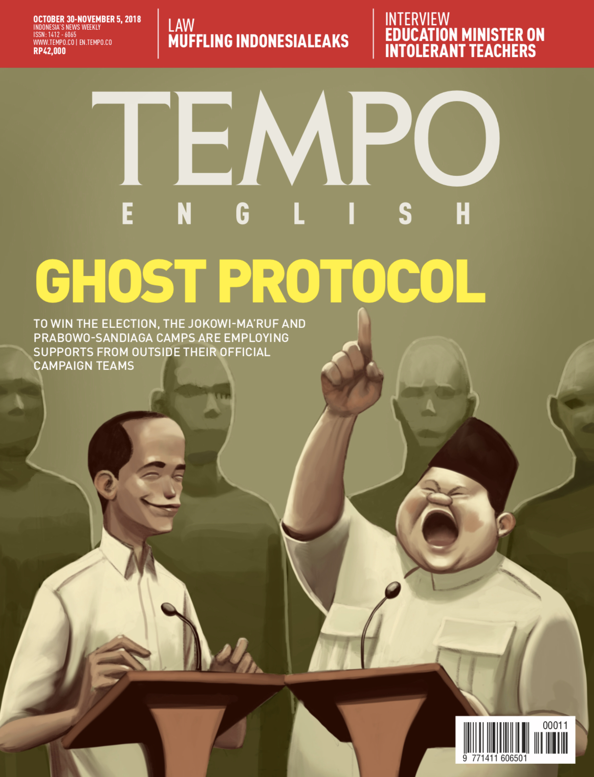 Cover Magz Tempo - Edisi 30-10-2018 Ghost Protocol