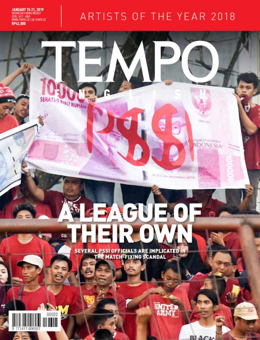Cover Magz Tempo - Edisi 15-01-2019 - A League of Their Own