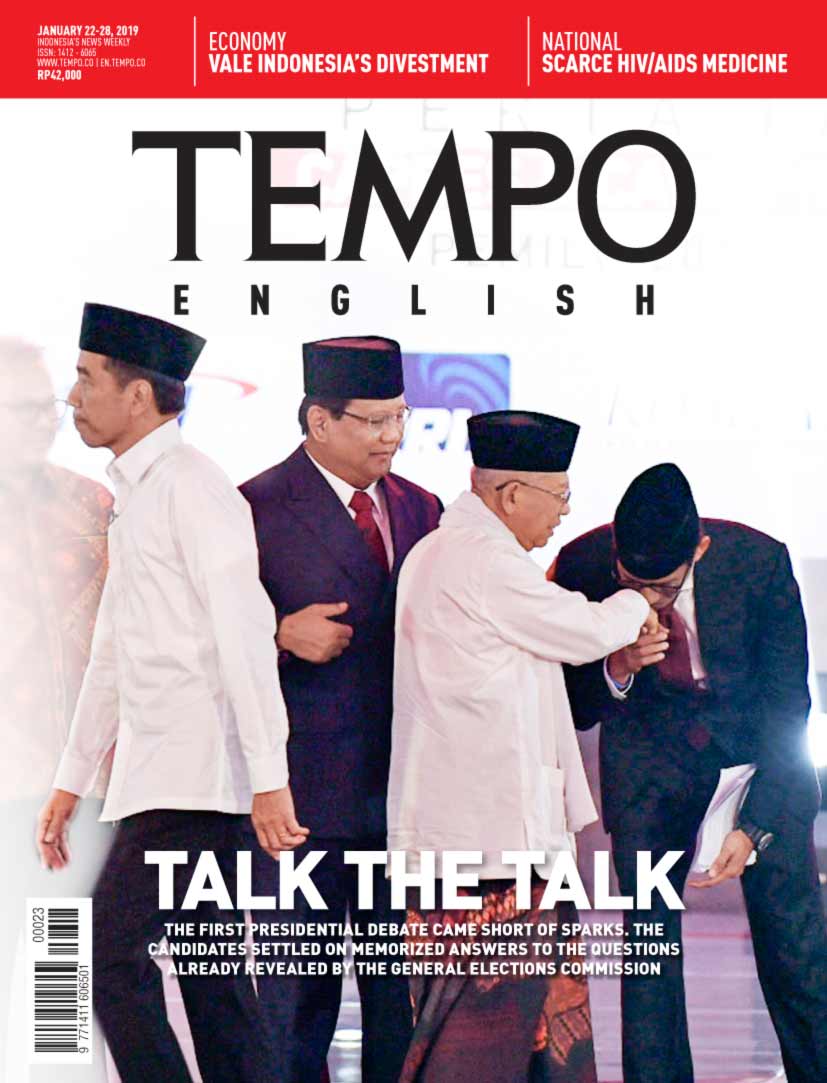 Cover Magz Tempo - Edisi 22-01-2019 - Talk The Talk