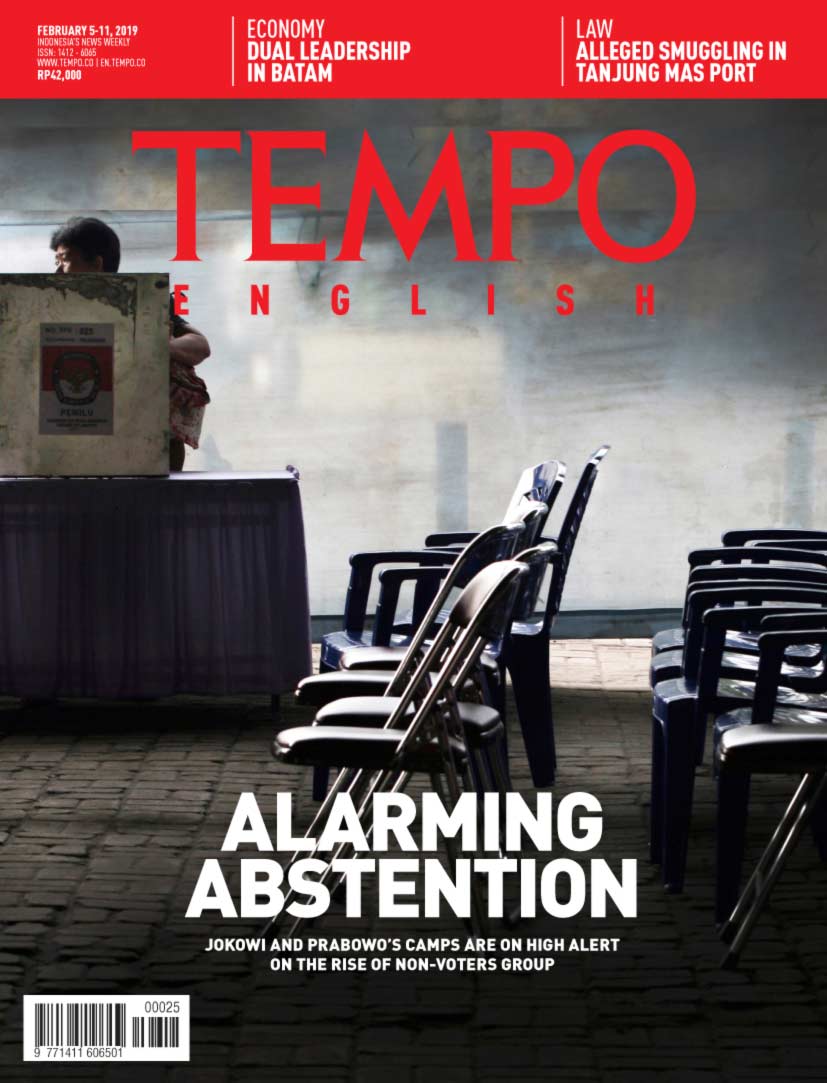 Cover Magz Tempo - Edisi 04-02-2019 - Alarming Abstention