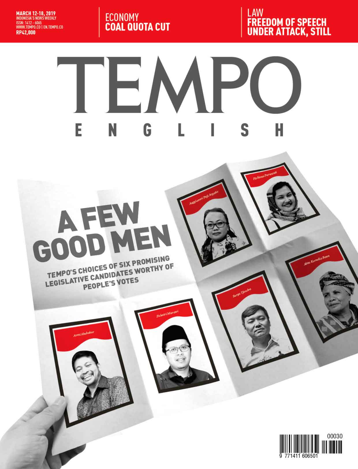 Cover Magz Tempo - Edisi 12-03-2019 - A Few Good Men