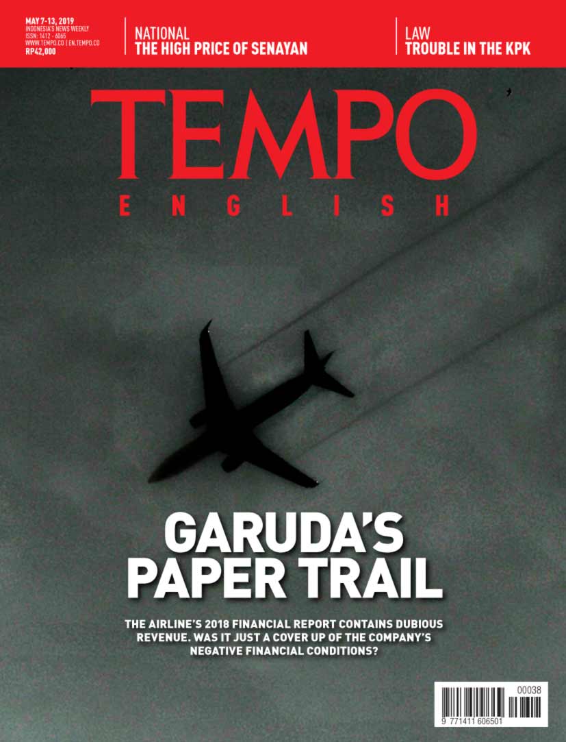 Cover Magz Tempo - Edisi 06-05-2019 - Garuda’s Paper Trail