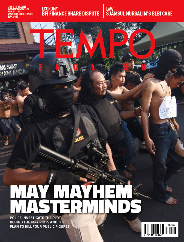 Cover Magz Tempo - Edisi June11-17, 2019 - May Mayhem Masterminds