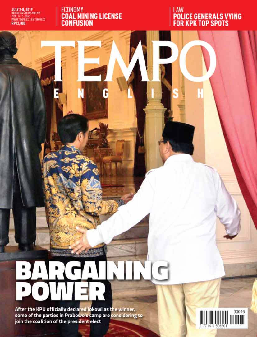 Cover Magz Tempo - Edisi July 2-8, 2019 - Bargaining Power