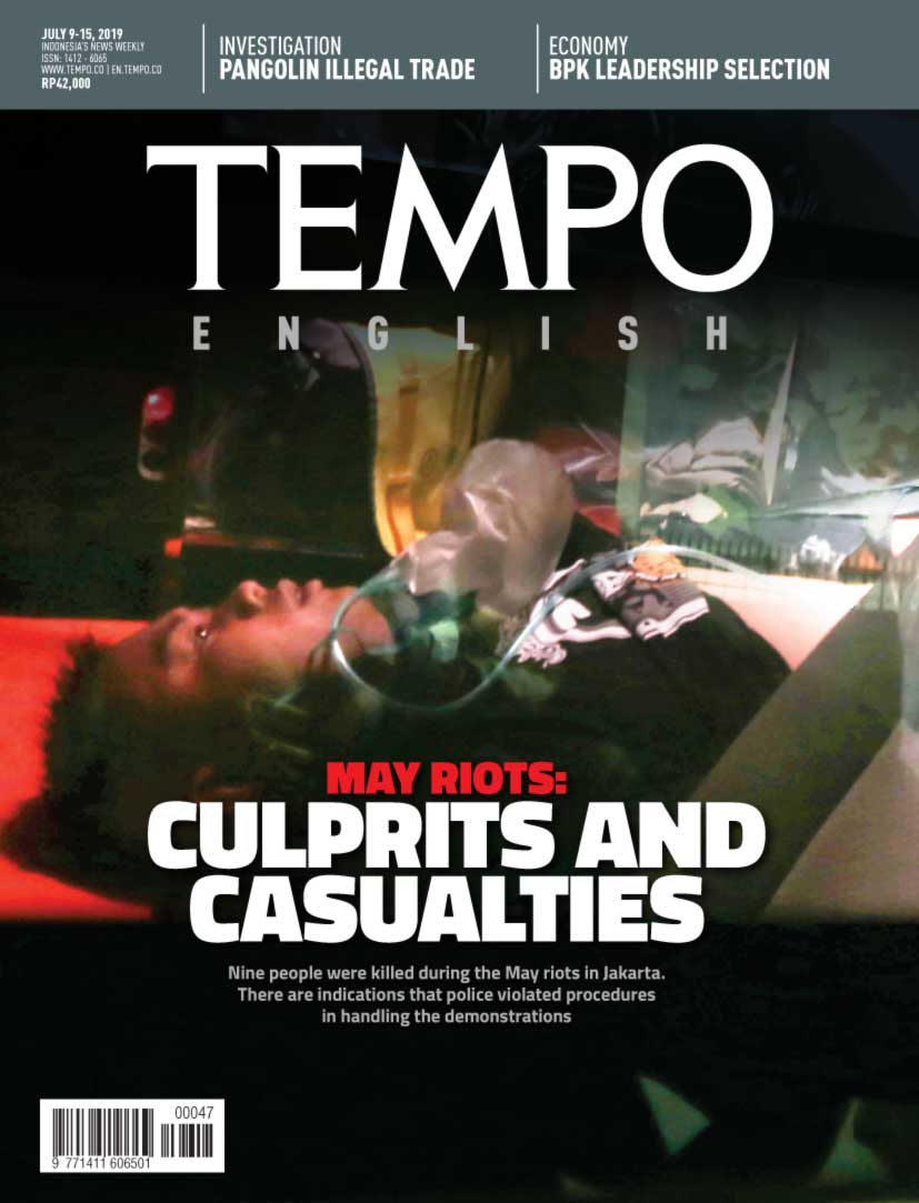 Cover Magz Tempo - Edisi July 9-15, 2019 - May Riots: Culprits and Casualties