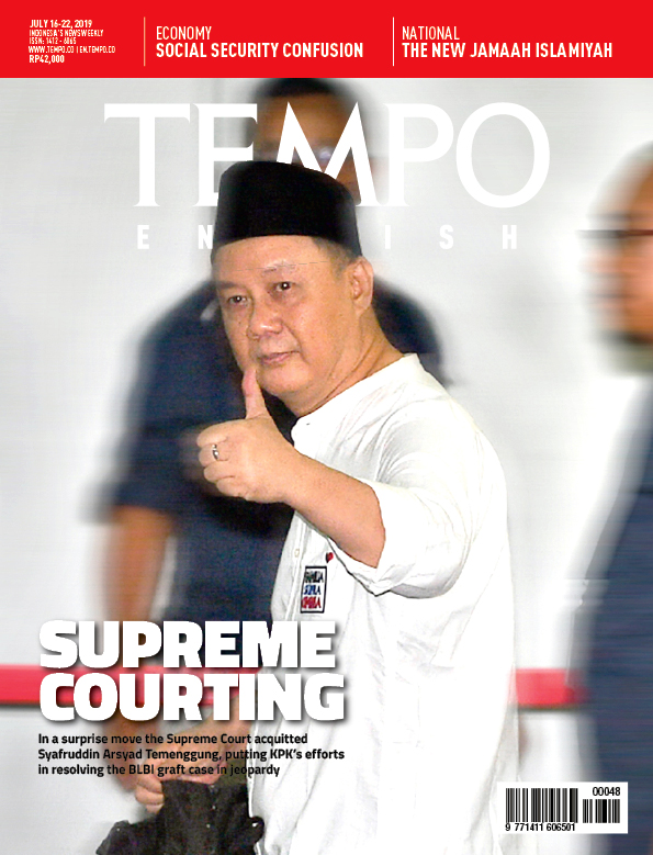 Cover Magz Tempo - Edisi July 16-22, 2019 - Supreme Courting