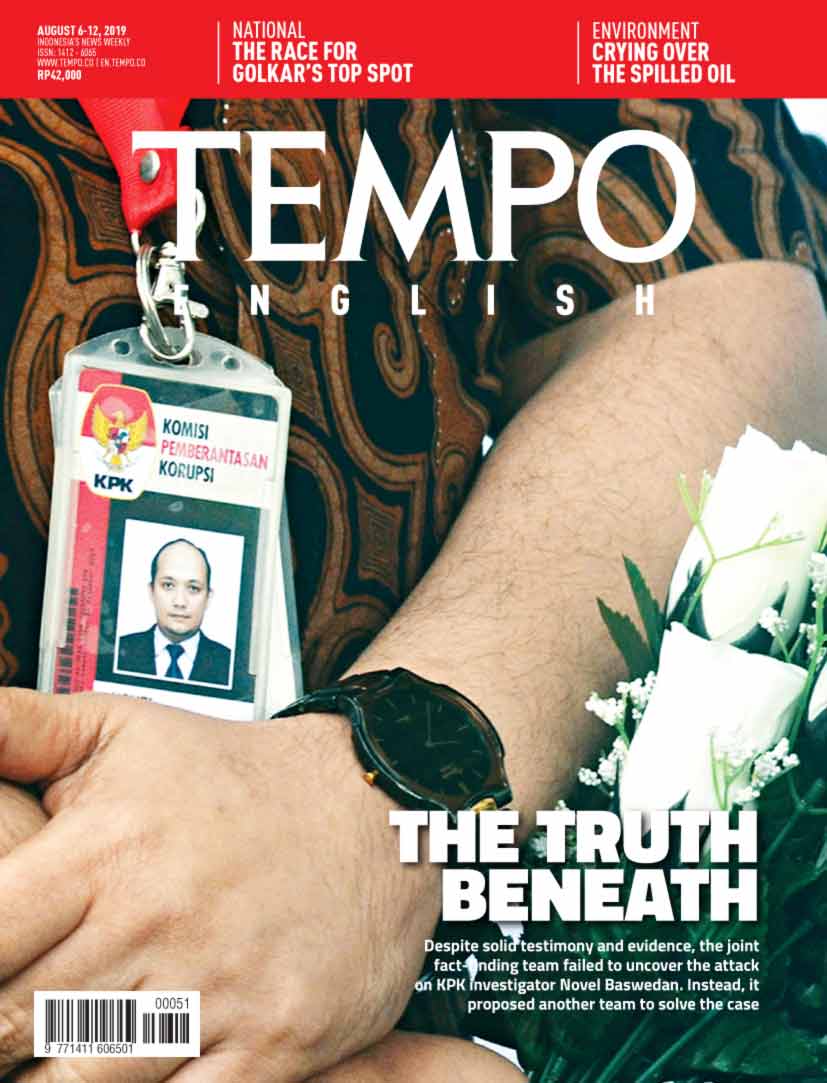 Cover Magz Tempo - Edisi 12-08-2019 - The Truth Beneath