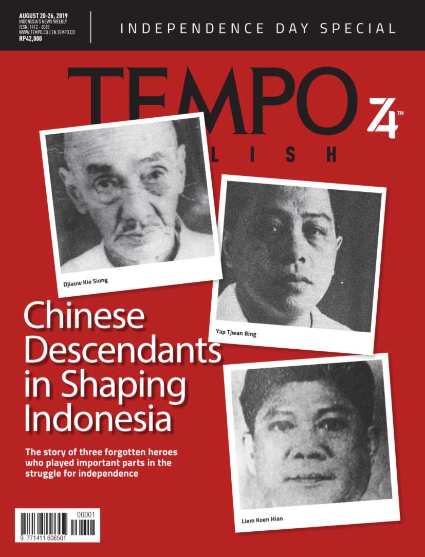Cover Magz Tempo - Edisi 26-08-2019 - Chinese Descendants in Shaping Indonesia