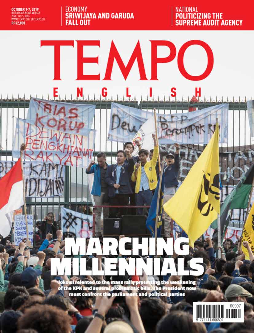 Cover Magz Tempo - Edisi 07-10-2019 Marching Millennials