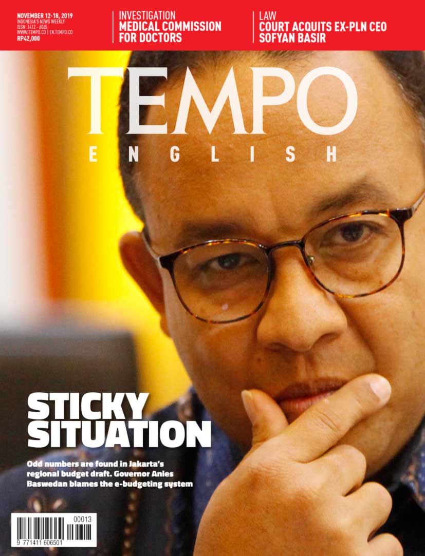 Cover Magz Tempo - Edisi 11-11-2019 - Sticky Situation