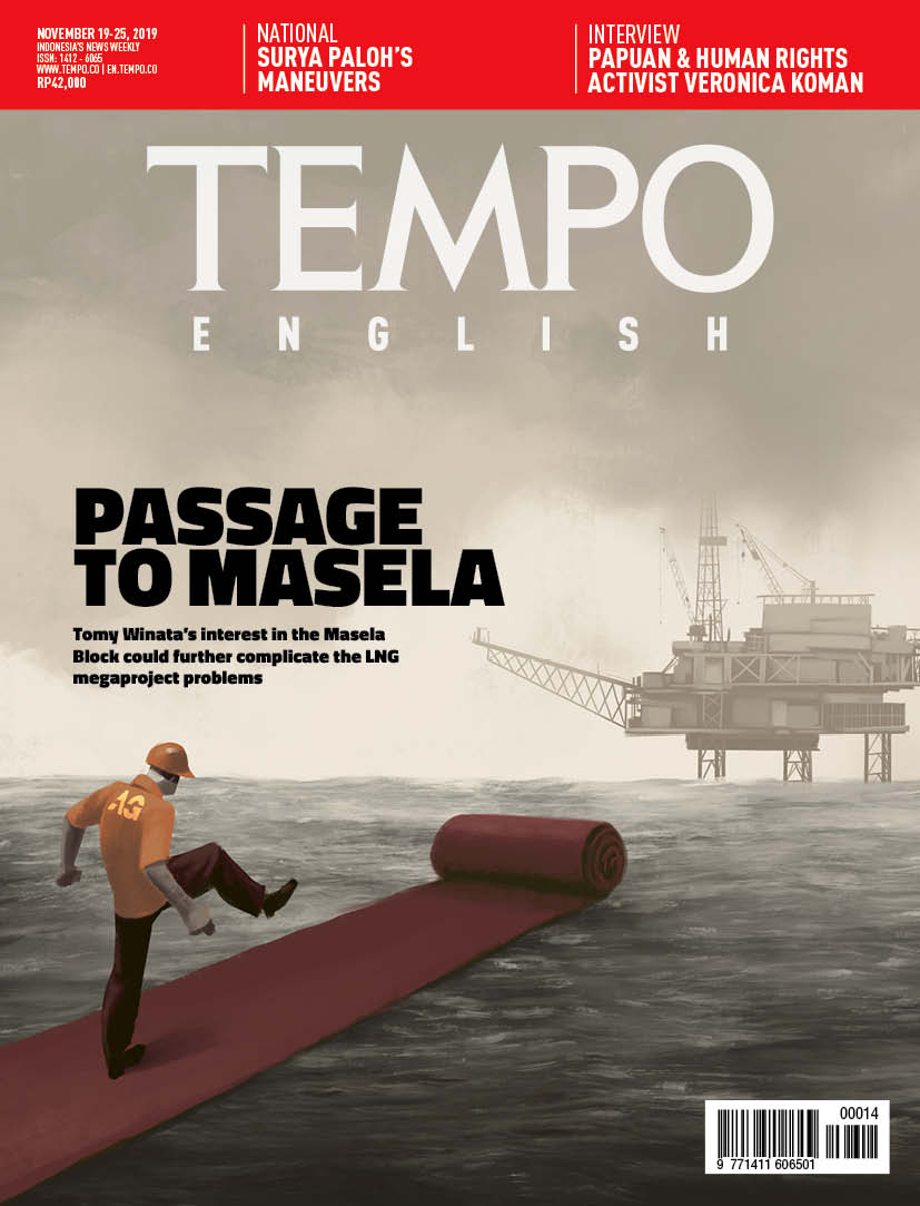 Cover Magz Tempo - Edisi 18-11-2019 - Passage to Masela 
