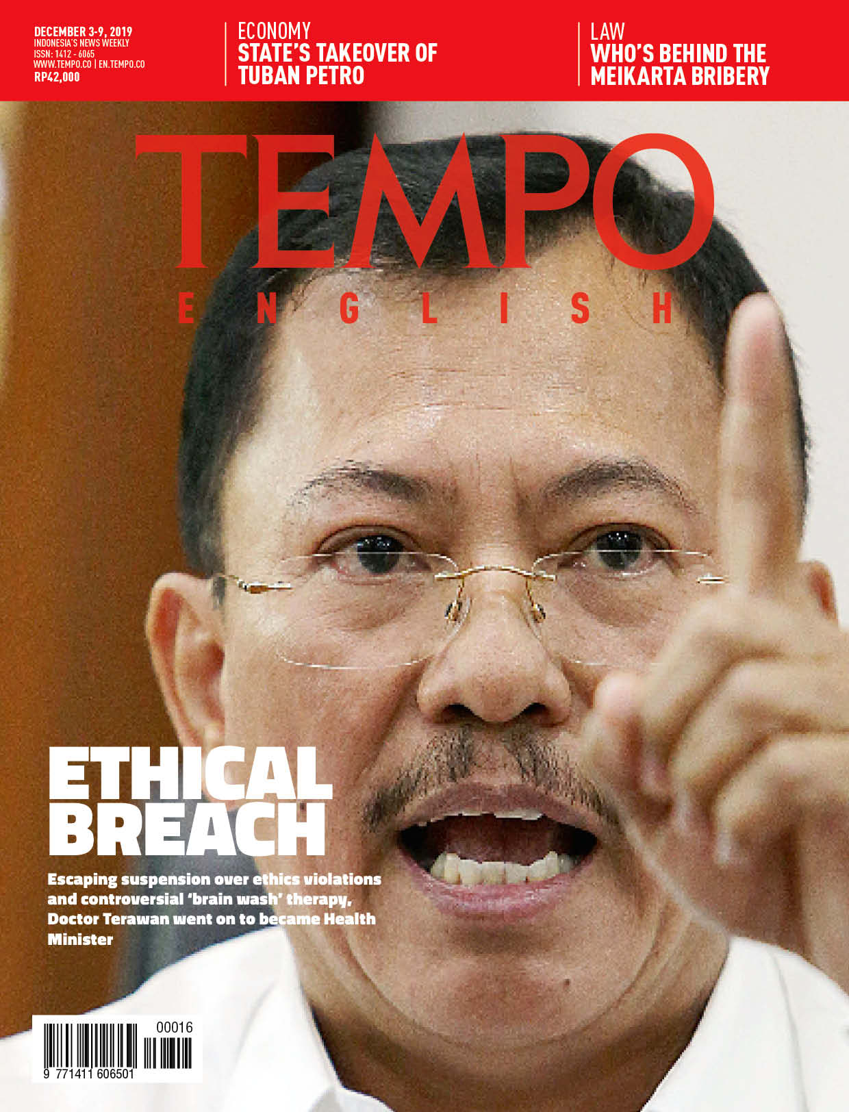 Cover Magz Tempo - Edisi 3-12-2019 - Ethical Breach