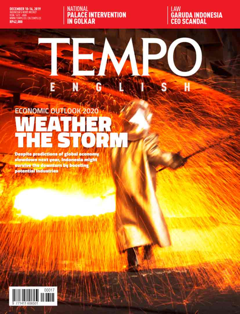 Cover Magz Tempo - Edisi 9-12-2019 - Economic Outlook 2020 Weather the Storm