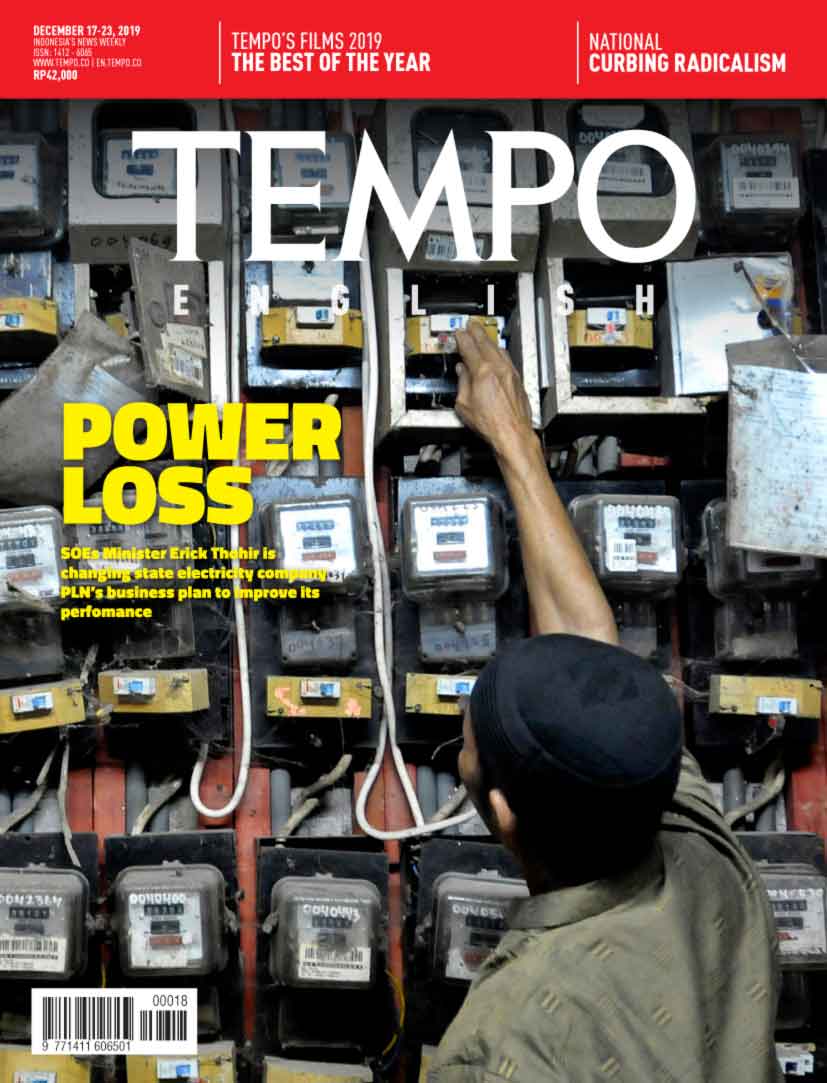 Cover Magz Tempo - Edisi 17-12-2019 - Power Loss