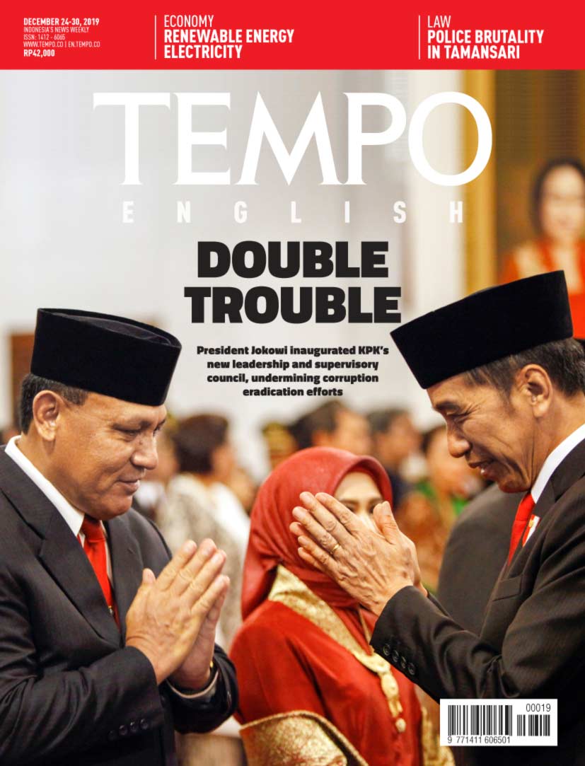 Cover Magz Tempo - Edisi 23-12-2019 - Double Trouble 