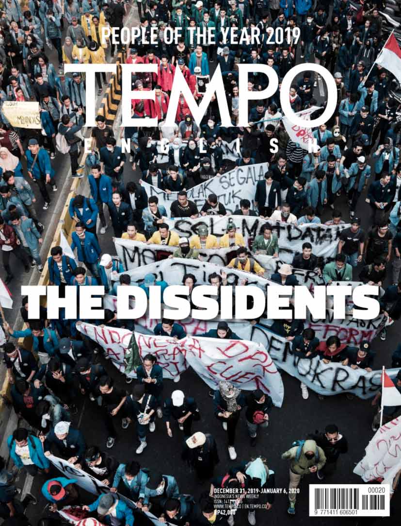 Cover Magz Tempo - Edisi 30-12-2019 - The Dissidents