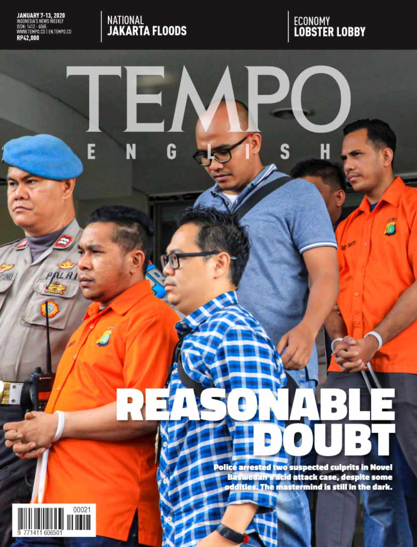 Cover Magz Tempo - Edisi 07-01-2019 - Reasonable Doubt