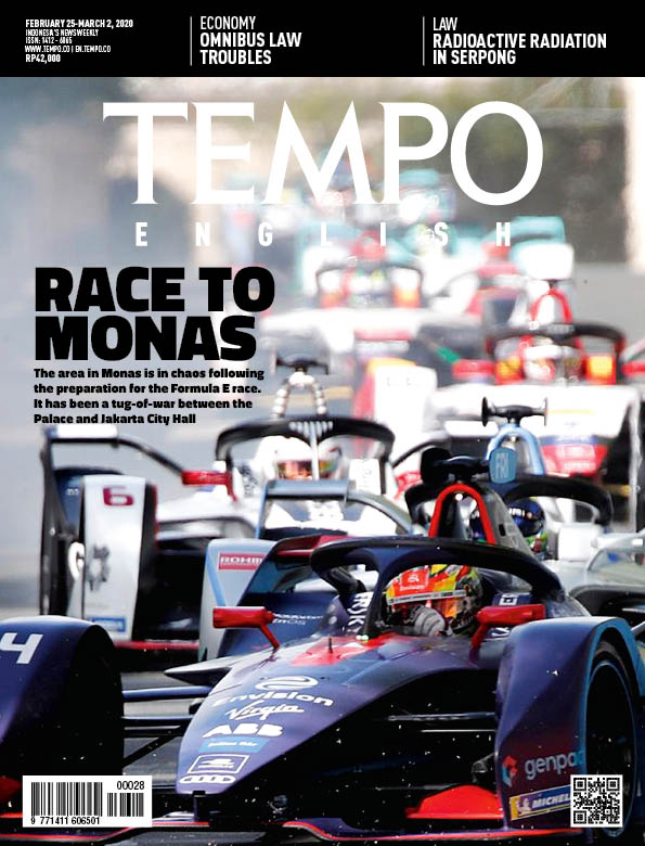 Cover Magz Tempo - Edisi 25-02-2020 - Race To Monas