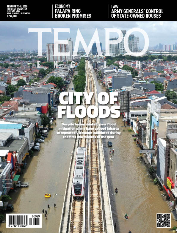 Cover Magz Tempo - Edisi 03-03-2020 - City of Floods