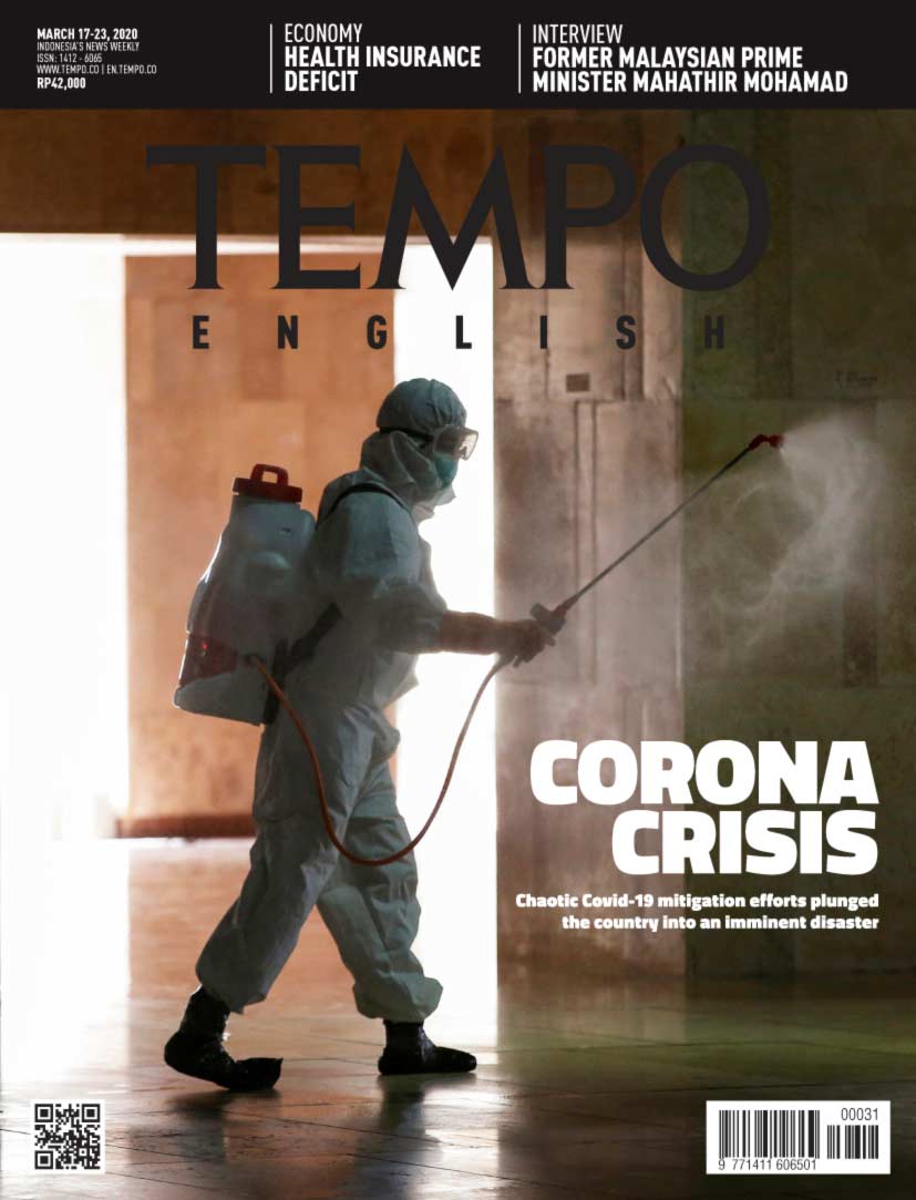 Cover Magz Tempo - Edisi 17-03-2020 - Corona Crisis