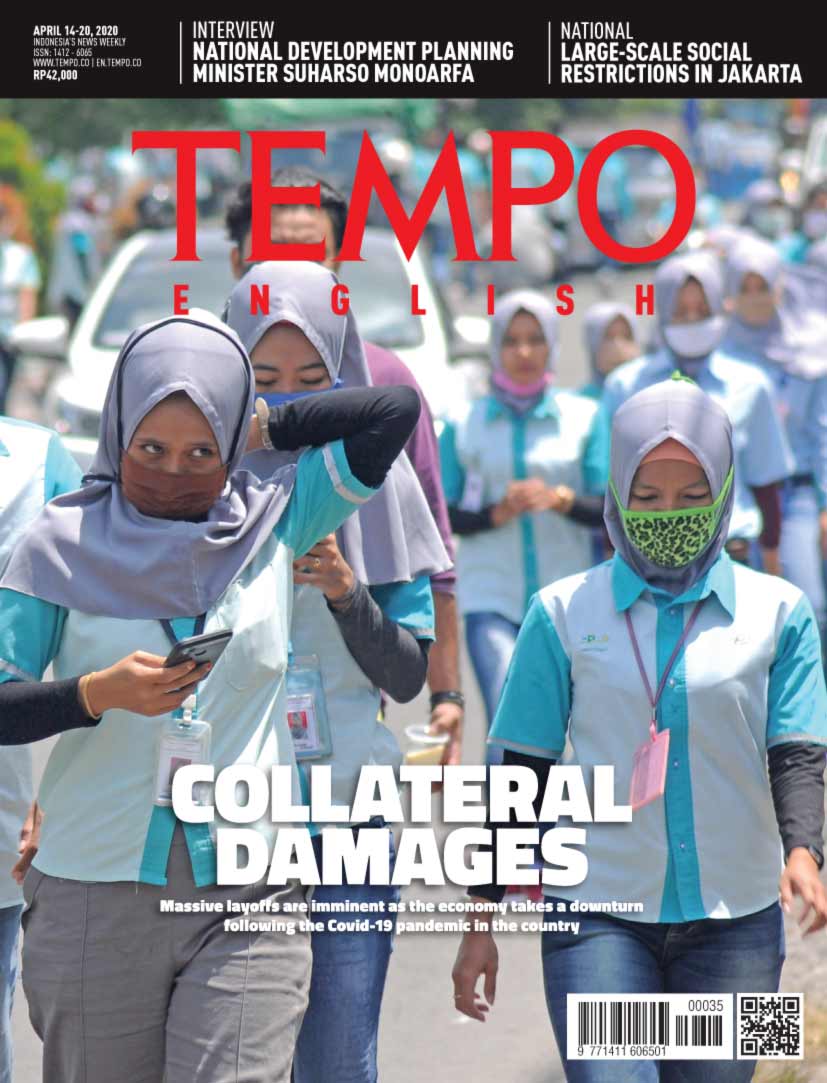 Cover Magz Tempo - Edisi 14-04-2020 - Collateral Damages