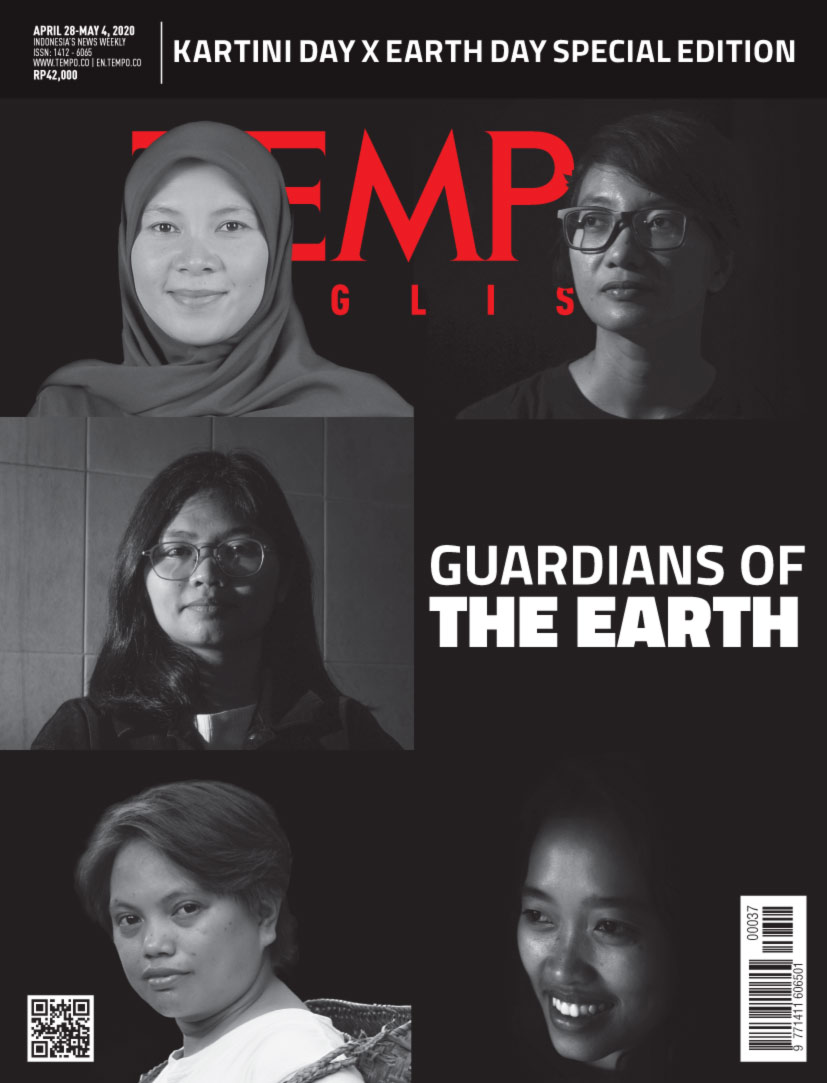 Cover Magz Tempo - Edisi 28-04-2020 - Guardians of  the Earth
