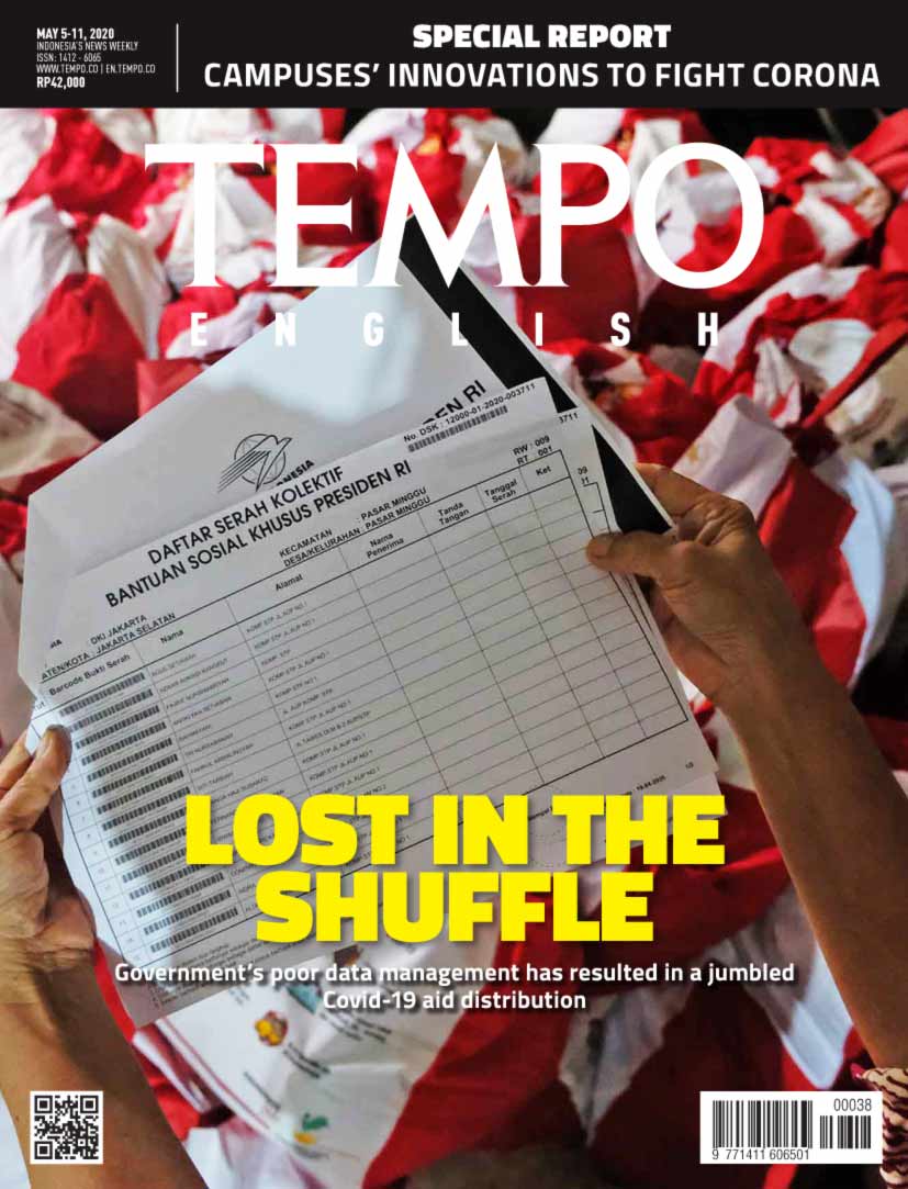 Cover Magz Tempo - Edisi 05-05-2020 - Lost in the Shuffle