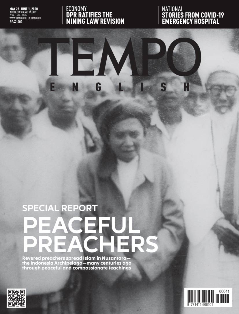 Cover Magz Tempo - Edisi 26-05-2020 - Peaceful Preachers