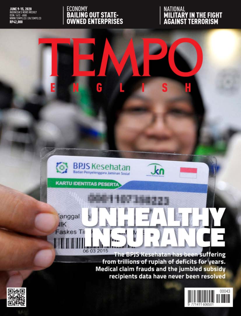Cover Magz Tempo - Edisi 09-06-2020 - Unhealthy Insurance