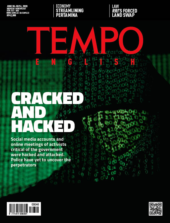 Cover Magz Tempo - Edisi 29-06-2020 - Cracked and Hacked