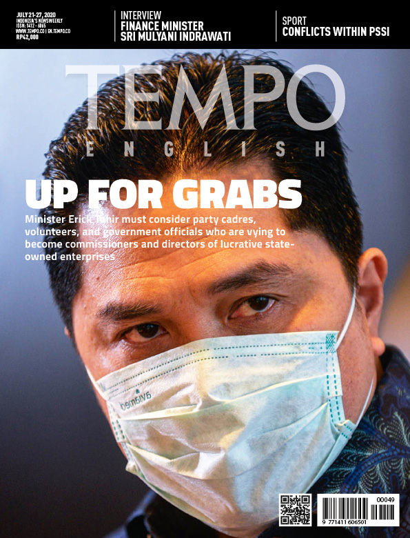 Cover Magz Tempo - Edisi-21-07-2020 - Up for Grabs