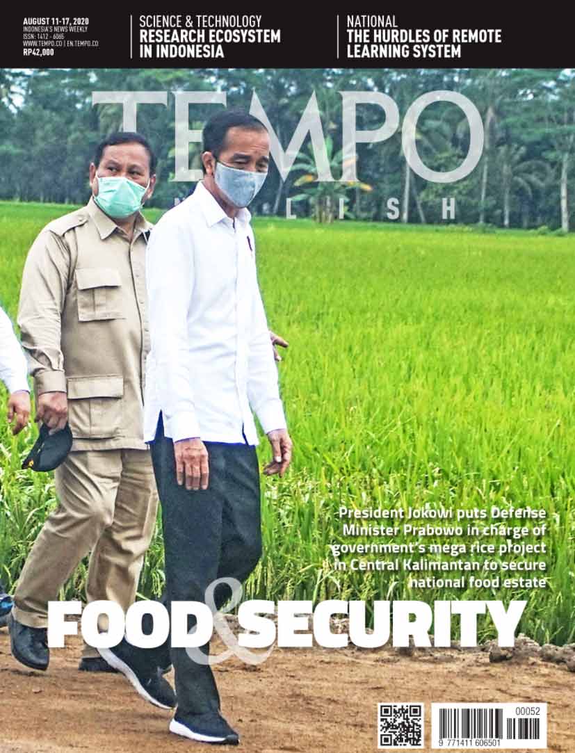 Cover Magz Tempo - Edisi 10-08-2020 - Food & Security